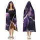 thumbnail image 3 of Kochou Shinobu Manta Capa con Capucha Anti-Bolitas, Manta de Lana Ártica Suave, Manta Portátil de Felpa Ligera y Lujosa, Poncho para Siesta en Casa y Oficina, 100*130cm, 3 of 6