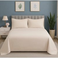 Atlas - Sábanas 1.5 Plazas Beige