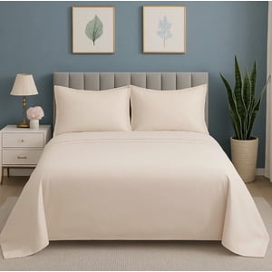 Riqui - Sábanas 1.5 Plazas Beige