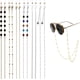 thumbnail image 1 of 6 piezas de cadena para gafas, cadena con cuentas para gafas para mujeres y hombres, correa para gafas de sol Coldeul, soporte para correa de gafas alrededor del cuello, soporte ajustable para gafas d, 1 of 7