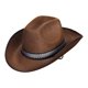 thumbnail image 1 of Sombrero de vaquero Dress Up America Brown para adultos y adolescentes, 1 of 5