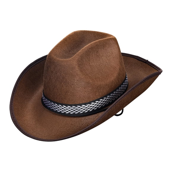 Sombrero de vaquero Dress Up America Brown para adultos y adolescentes
