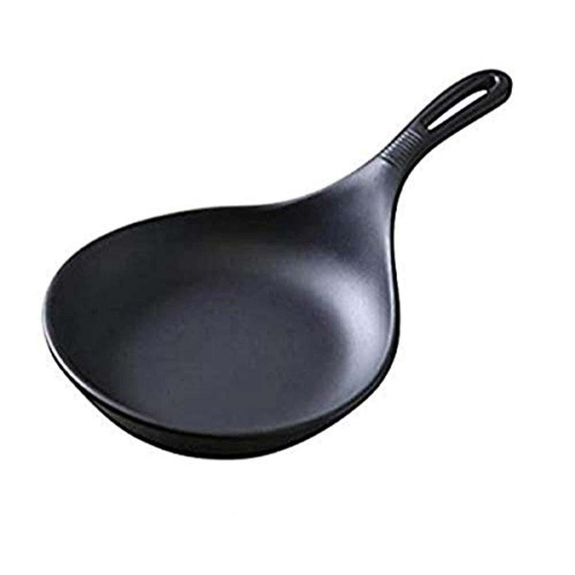 Sartén Yanco Black Pearl 7 De Melamina, 12,5 Cm, Con Mango, Color Negro, 12 Unidades