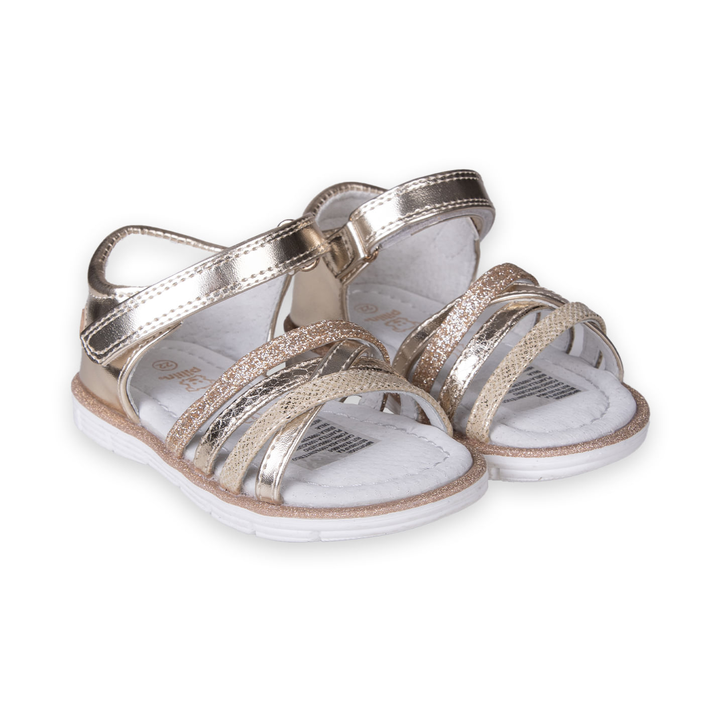 Sandalias Bebé Niña Dorado Pillin
