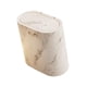 thumbnail image 3 of Bote de basura delgado, bote de basura para baño, cesto para basura, contenedor de basura impermeable, bote de basura para inodoro, hogar, cocina, lav blanco, 3 of 5