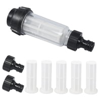 Magideal - Accesorios De Filtro De Agua Multiusos, Repuestos De Primera Calidad, Reutilizables Desmontables Para Lavadora A Presión, Hogar, Coche, Jardín, Patio 9 Piezas