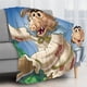 thumbnail image 4 of Lackadaisy anti-pilling, suave, ligera, esponjosa y acogedora de lujo para hogar y cocina – Perfecta para niños y adultos,100X80cm, 4 of 6