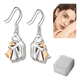 thumbnail image 1 of Aros Mujer Perro Pendientes Plata 925 Joya Mujer Regalo #5, 1 of 3