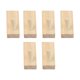 thumbnail image 1 of Juego De 6 Ganchos De Abrigo De Madera En Miniatura, Colgador De Ropa Para Juguetes De Casa De Mu?ecas 1/12, Clavija De Gancho, 1 of 5