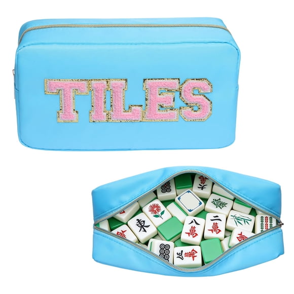 Bolsa de Mahjong Ahdoma 52 x 8,6 x 14 cm con Cremallera – Estuche de Viaje