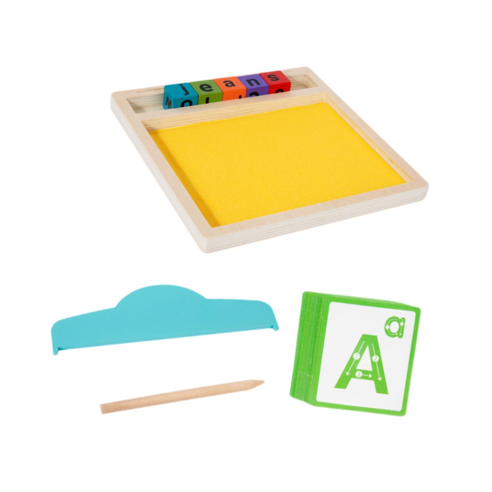 Bothyi - Pintura De Bandeja Para Escribir Arena Para Escribir Cartas Y Número Para Niños En El Aula