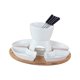 thumbnail image 5 of Juego De Fondue De Chocolate De Cerámica, Ollas Para Helado, Olla Para Derretir Caramelo Y Mantequilla, Color Blanco, 5 of 5