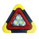 thumbnail image 2 of Triángulo de advertencia de emergencia, linterna multifuncional, suministros esenciales, luz de carretera para camiones, vehículos, averías y accidentes. Contiene 3 lámparas, 2 of 5