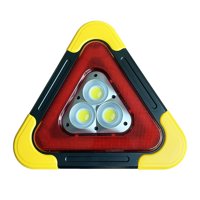 Ioensy - La Luz De Emergencia A Prueba De Golpes Del Triángulo Amonestador De La Emergencia Para La Seguridad Del Automóvil Del Camión Contiene 3 Lámparas