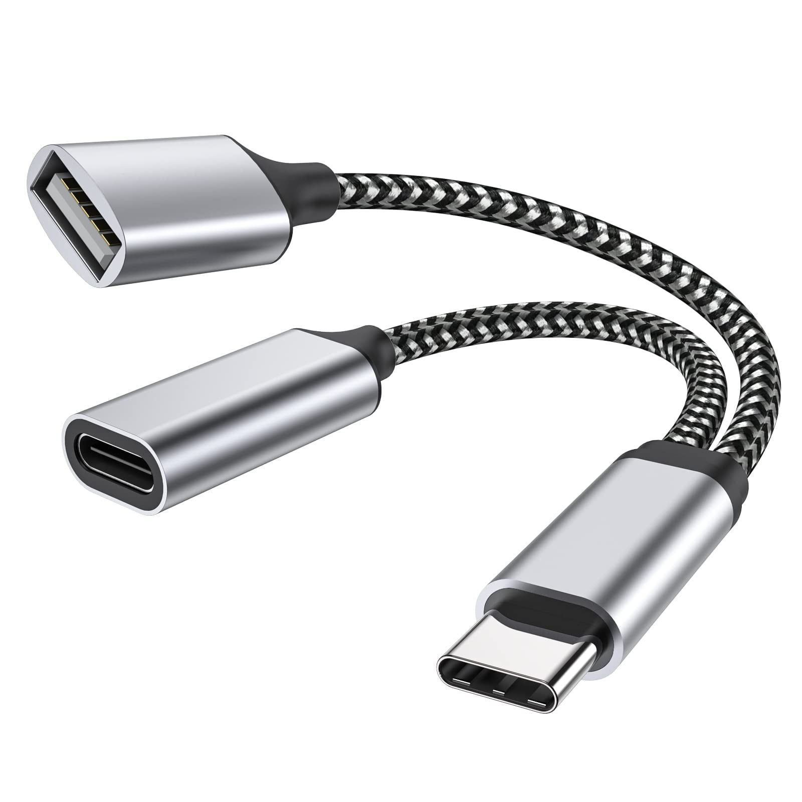Mogood - Divisor Usb C Otg Usb C, Adaptador Usb C A Usb, Carga Pd De 18 W