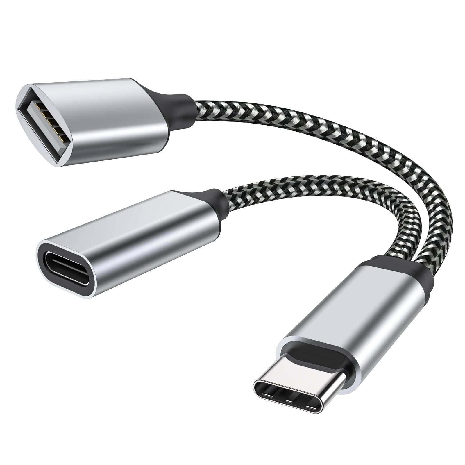 Mogood - Divisor Usb C Otg Usb C, Adaptador Usb C A Usb, Carga Pd De 18 W