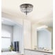 thumbnail image 2 of Araña de Techo Elegant Lighting 2528F14C/RC de 4 Luces en Cromo, 2 of 9