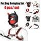 thumbnail image 2 of Strap Dog Tail Plug Bdsm Pet Roleplay Set Puppy Play Dog Hood Mask Party Mask Male Chest Harness Pup Neck Collar Sex Toys Kits, 2 of 3