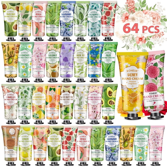 Set De Crema De Manos Paquete De 64 Unidades Hidratante Talla De Viaje Para Mujer
