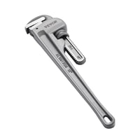 Llave De Tubo Vevor 18 De Aluminio, Recta, Ajustable, Para Fontanería