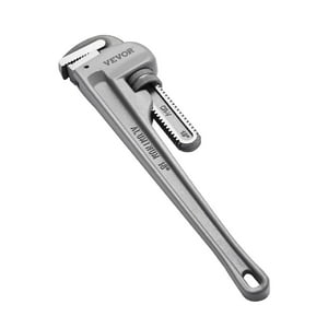 Llave De Tubo Vevor 18 De Aluminio, Recta, Ajustable, Para Fontanería