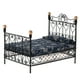 thumbnail image 3 of Cama Doble De Estilo Europeo Para Casa De Muñecas 1/12 Con Accesorios De Decoración, 3 of 3
