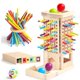 thumbnail image 1 of Juego de Mesa Torre de Equilibrio Madera Colores Destreza Montessori, 1 of 3