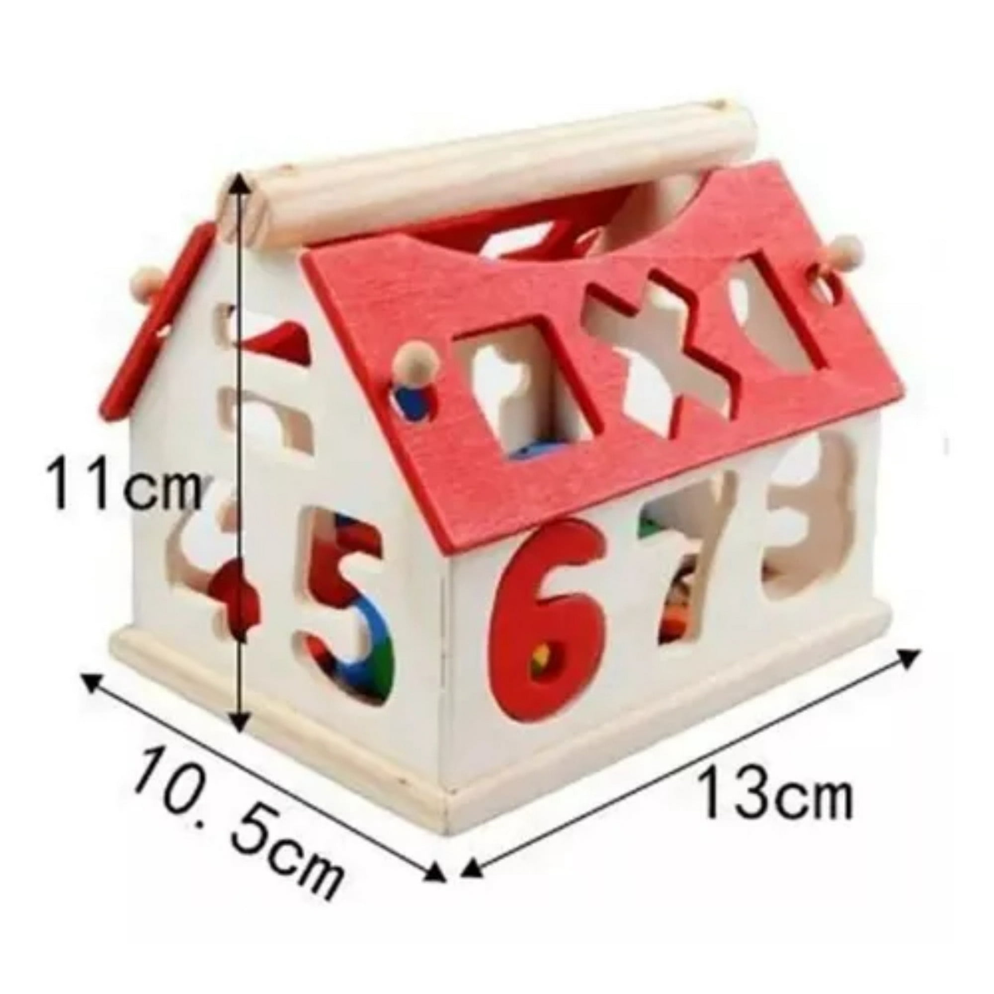 Genérico - Casa De Encaje De Madera Números Juego Didáctico Para Niños
