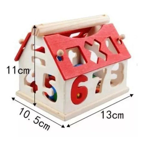 Genérico - Casa De Encaje De Madera Números Juego Didáctico Para Niños