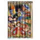 thumbnail image 1 of Cortina de ducha de Anime One Piece, juego de cortina de baño con ganchos, tamaño 48 x 72 pulgadas, 1 of 3