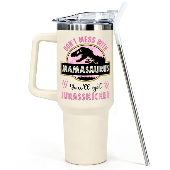 Vaso térmico WITTSPOT de acero inoxidable de 40 oz con tapa antiderrames