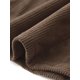 thumbnail image 5 of INSPIRE CHIC Camisas de Pana para Mujer con Botones Abajo de Manga Larga Casual de Otoño M Marrón, 5 of 6