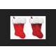 thumbnail image 1 of Calcetín de Peluche Santa's Best 50 cm Rojo para Interior y Exterior, 1 of 1