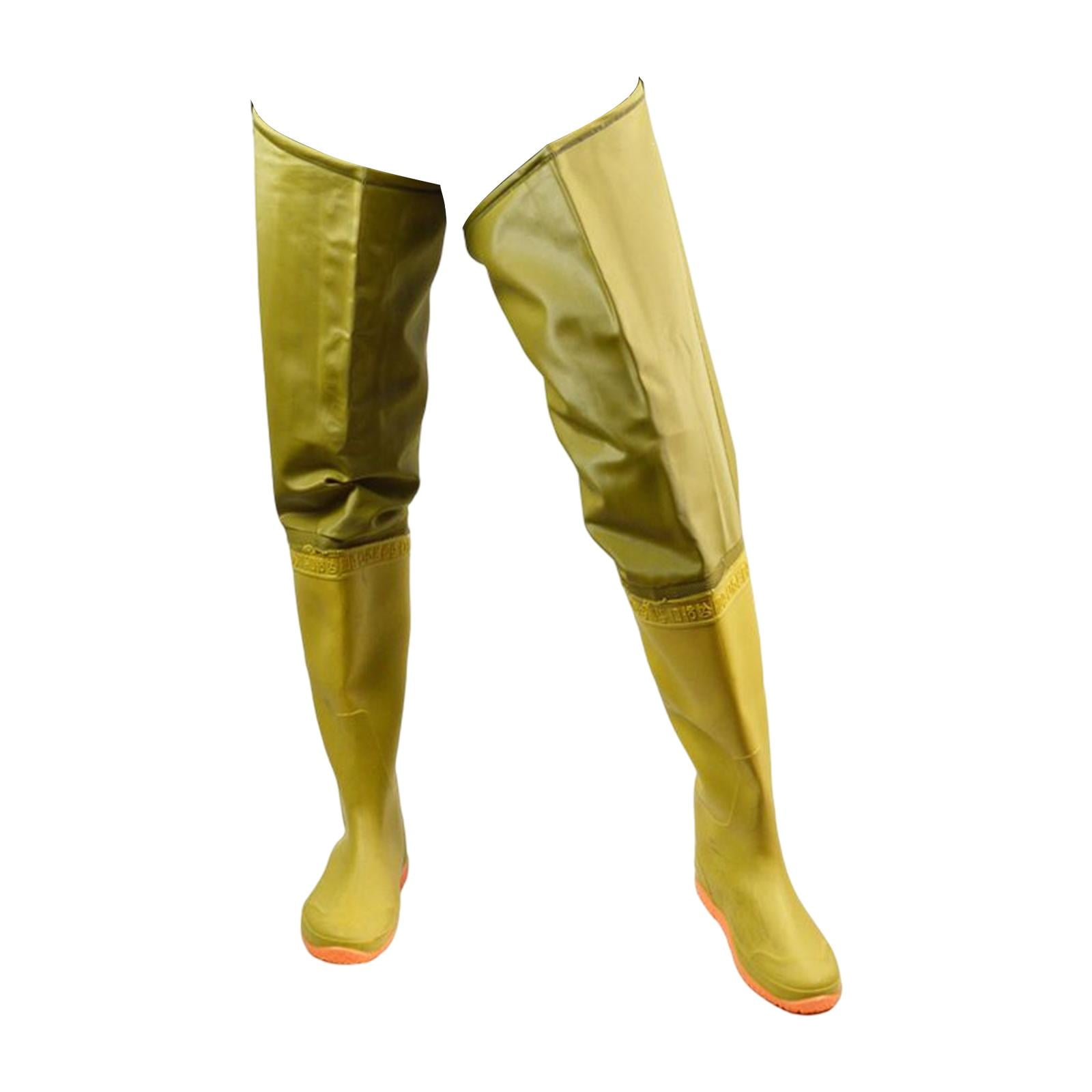Magideal - Costas De Pesca De Cadera, Botas De Láminas Herméticas Anti -skid Nylon Río Botas De Vadeo De Botas De Pozos Para El Trabajo De La Pesca De La Pesca D , 44