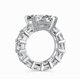 thumbnail image 2 of Anillo de Compromiso para Mujer con Corte Esmeralda de 12 X 16 Mm, Anillo de Diamante Grande Simulado 5A CZ, Anillos de Aniversario y Boda de Plata Esterlina 925, Talla 6-9, 2 of 7