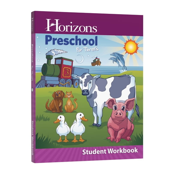 Cuaderno de trabajo Alpha Omega Publications Preescolar para niños de tres años