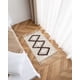 thumbnail image 3 of Alfombra de Lino Bajada de Cama estilo Boho medida 60 cm x 90 cm, 3 of 6