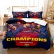 thumbnail image 1 of Football Player M-a-s-s-e-y Series Bedding Digital Printed Three-Piece Set, 1 of 5