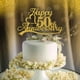 thumbnail image 4 of Cake Topper 50 º Aniversario Con Brillo Dorado 17 X 10 Cm, 4 of 9