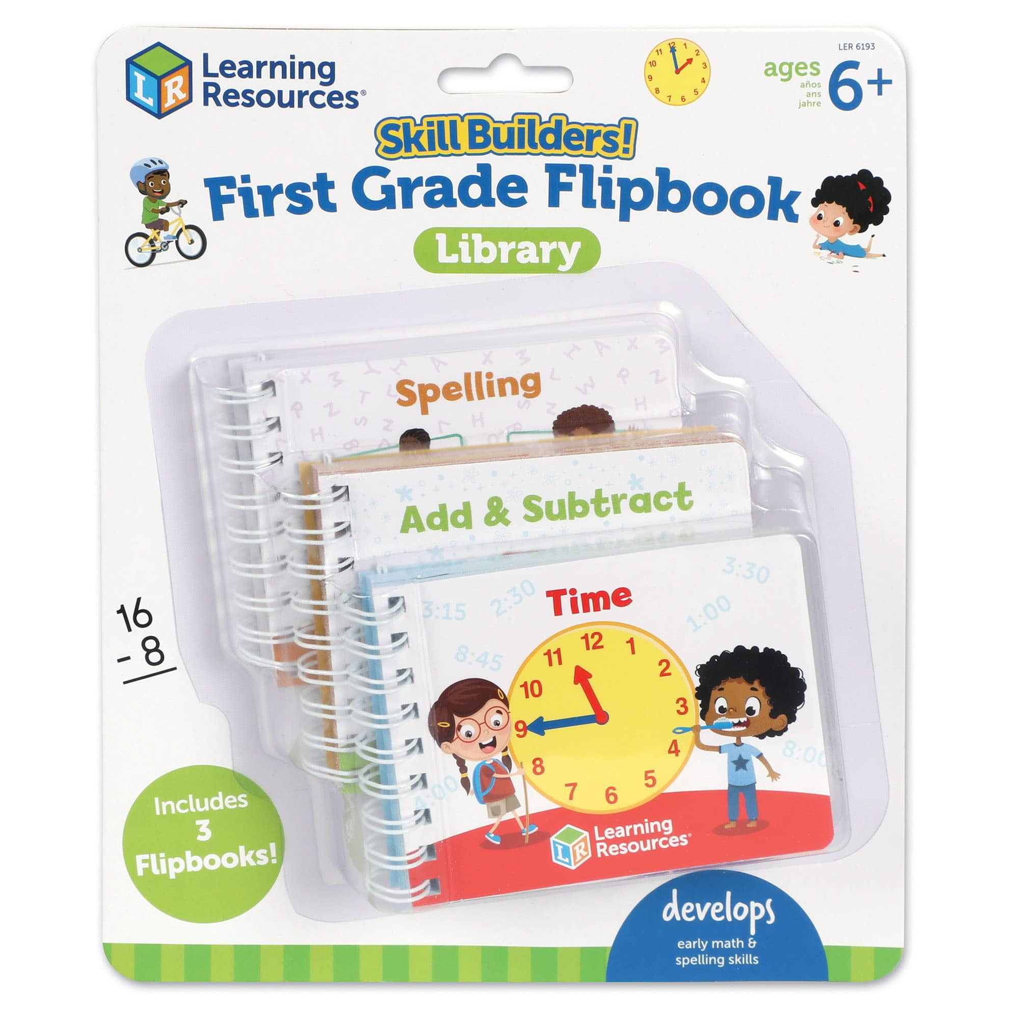Recursos De Aprendizaje Learning Resources Biblioteca Flipbook 1er Grado 3 Piezas