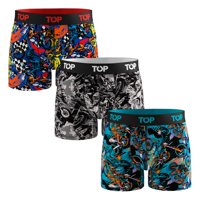 Bóxer Medio Algodón Pack 3 Motores C2 Top