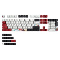 Bothyi - 123 Teclas Pbt Key Caps Para 61 64 68 87 96 98 108 Dye Sublimation Red