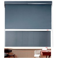 2022Bet - Cortina Roller Blackout Doble Visillo Cenefa Beiti 200X200