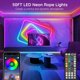 thumbnail image 2 of Cintas de luces LED neón AILBTON 15 m RGB con control por aplicación y control remoto, 2 of 7