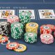 thumbnail image 5 of Juego de fichas de póquer LUOBAO Premium Clay 14 g con denominaciones, 5 of 9