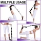 thumbnail image 5 of Correa de estiramiento para yoga Triitech, correa para estirar las piernas con 7 bucles ajustables, camilla de fascia, fisioterapia, alivio de la fascitis plantar, pilates, danza, gimnasia, incluye pe, 5 of 7