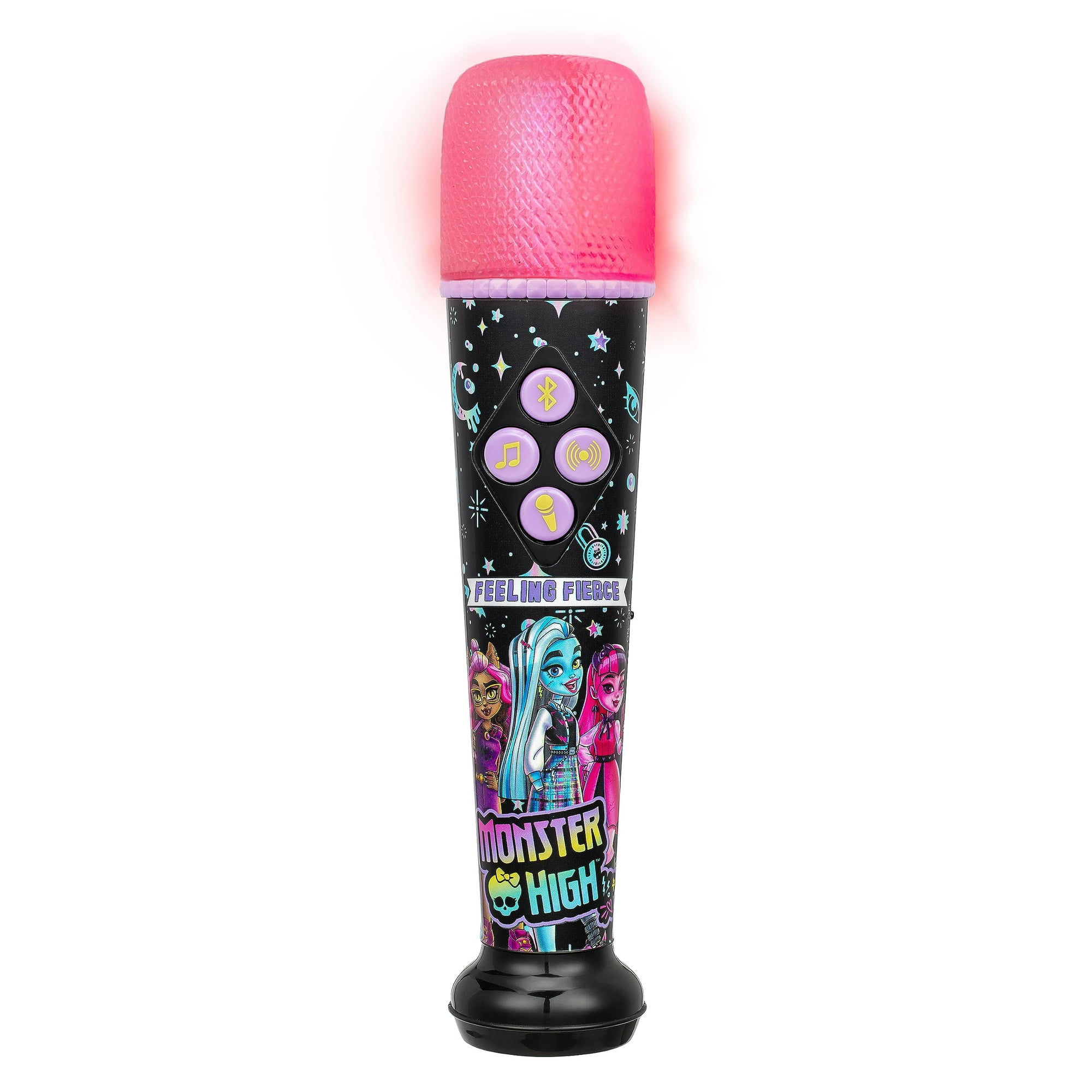 Micrófono De Karaoke Ekids Monster High Bluetooth Para Niños