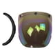 thumbnail image 5 of Visera Para Casco De Cara Abierta, Casco De Motocicleta, Visera De Burbuja, Lente De PC Colorida, 5 of 5