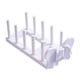 thumbnail image 2 of Estante De Madera Para Platos, Estante Para Almacenar Platos, Soporte Para Decoración De Armarios Del Hogar, Color Blanco, 2 of 5