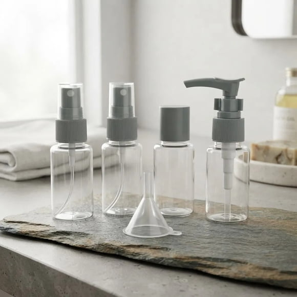 Set Mini Botellas Para Viaje Rellenables